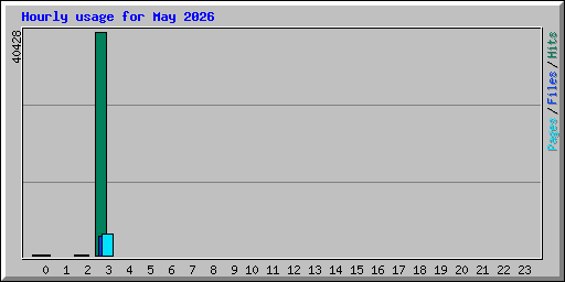 Hourly usage for May 2026